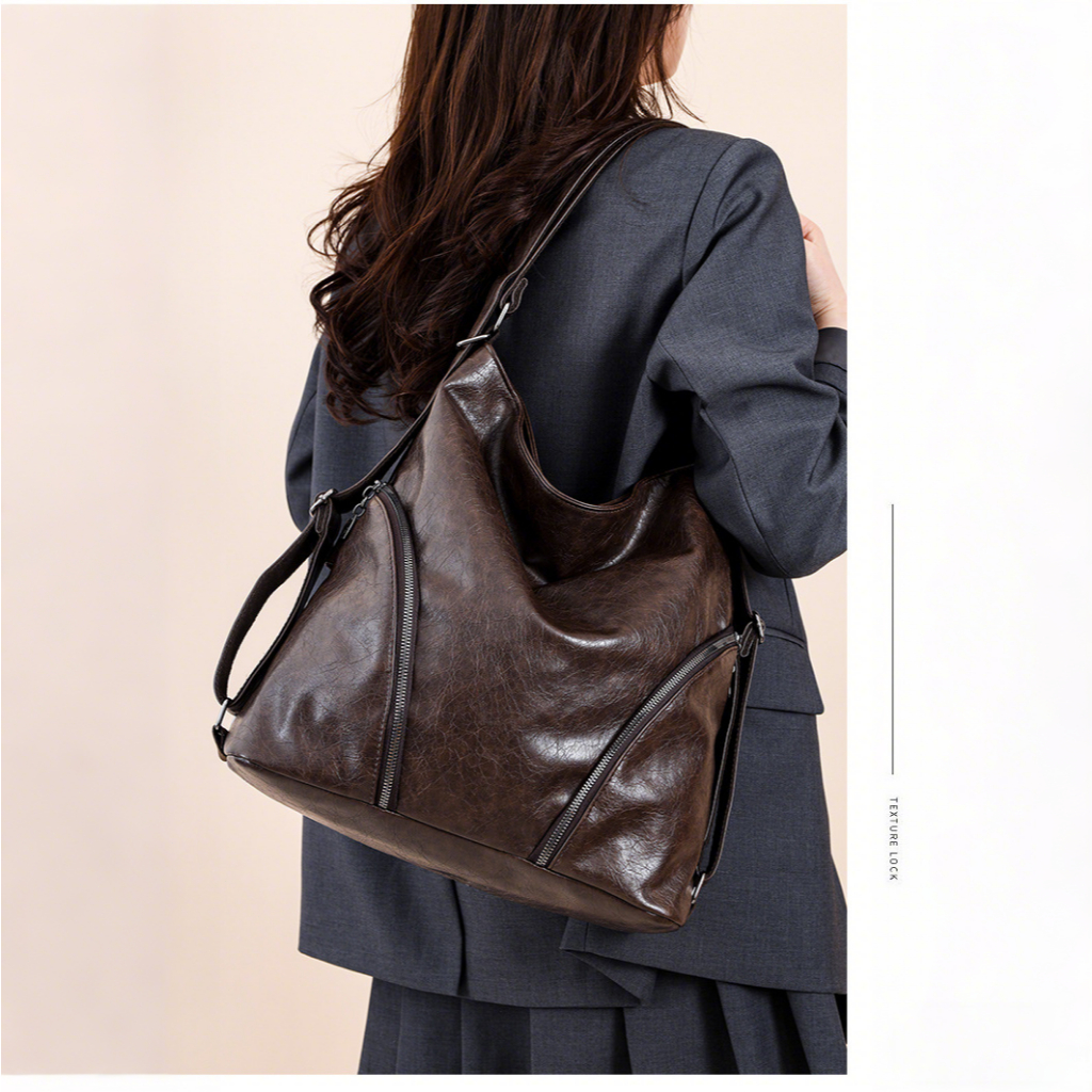 BIG PROMO Sewinda Tote bag Shoulder Bag kulit puTas selempang wanita travel bag vintage