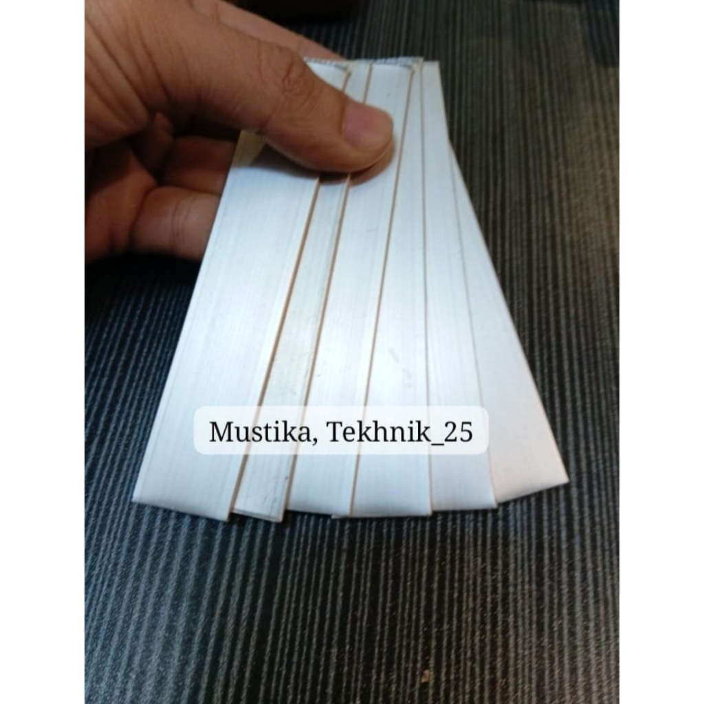 Plat Strip Alumunium Tebal 2mm x 25mm x 100mm Alumunium