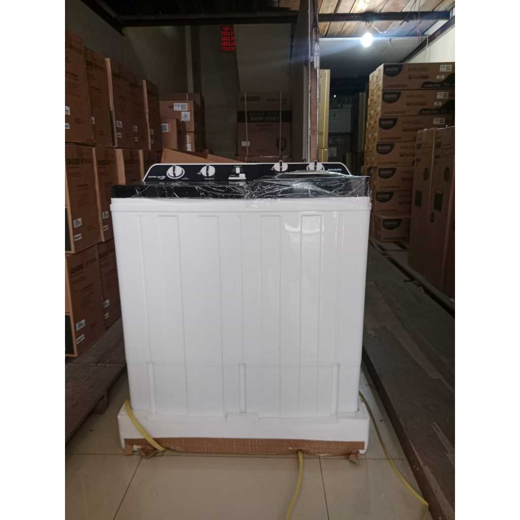 Mesin Cuci AKARI AWM-UX87 2 Tabung 11 Kg Turbo Spin Series