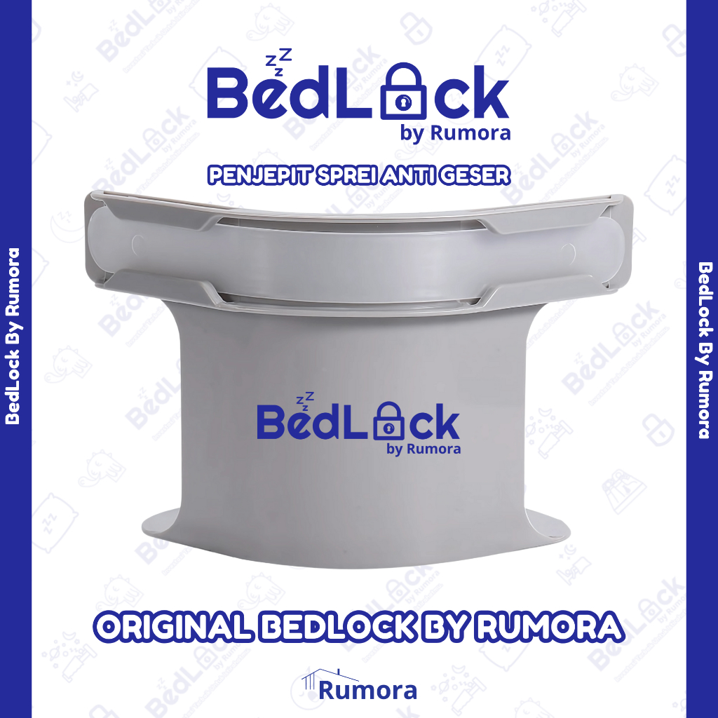 BedLock ORIGINAL by Rumora PENJEPIT SPREI ANTI GESER 4Pcs | Sprei Anti Geser Anti Lepas | Zlumber Lo