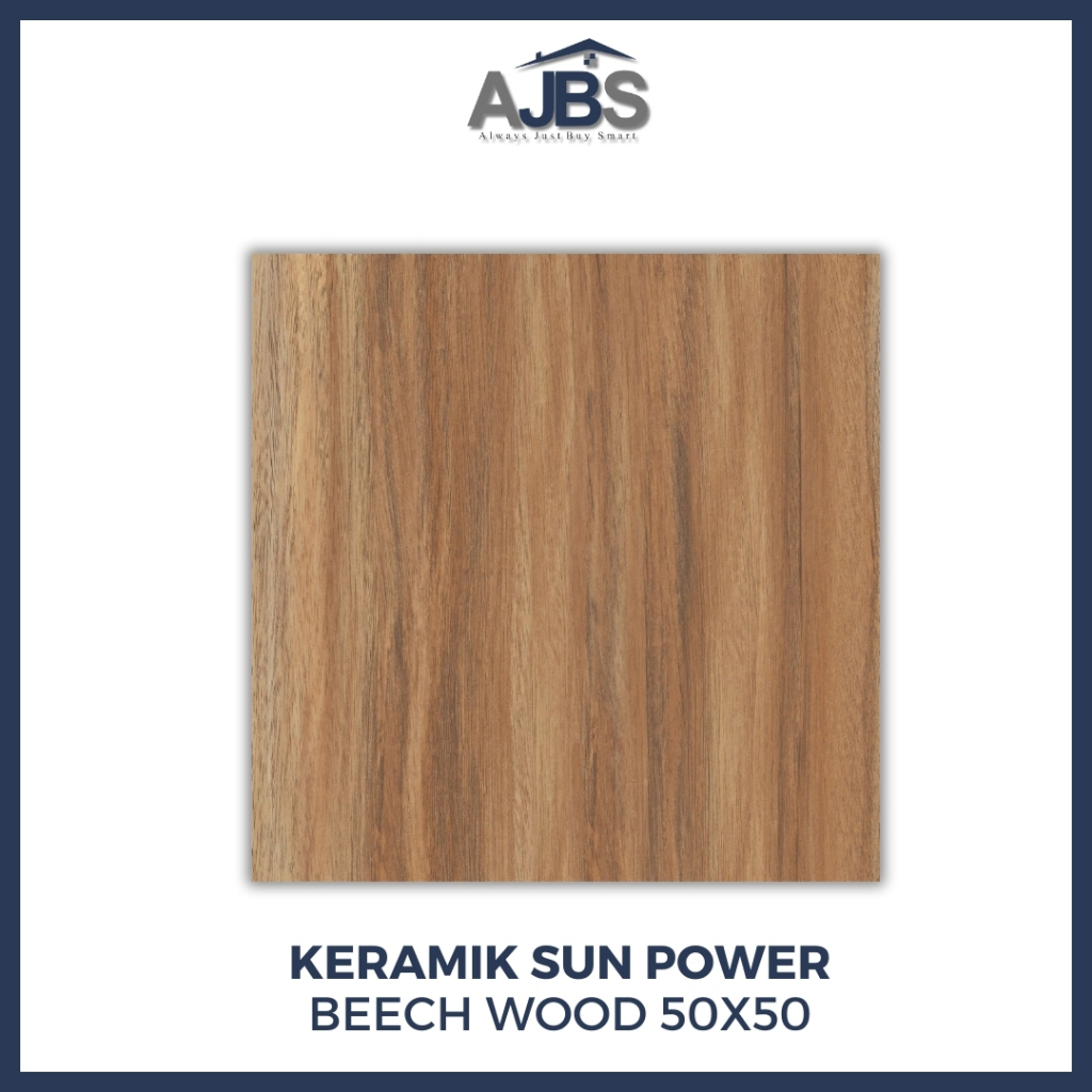 Sun Power Keramik Beech Wood 50X50 Keramik lantai/Dinding