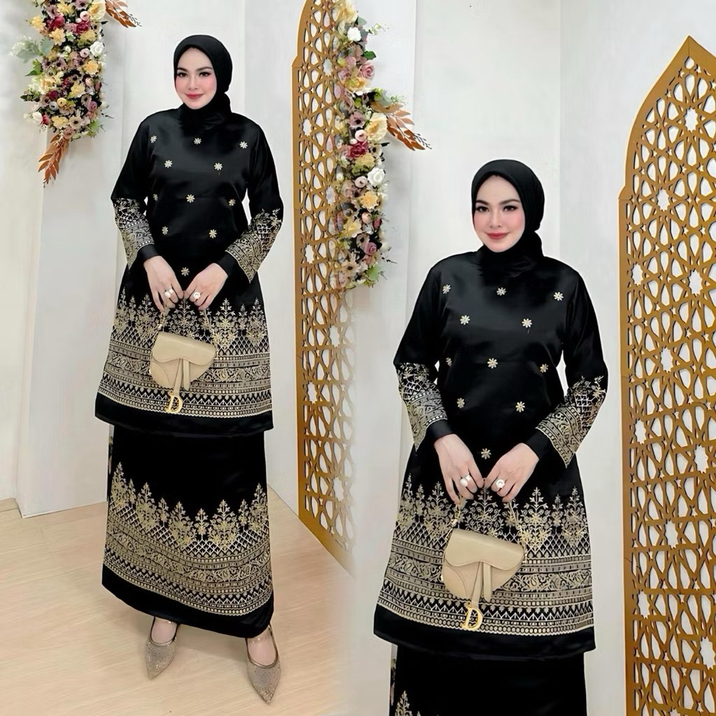 New Set Baju Kurung Bordir - Baju Kurung Modern - Kebaya Modern - Kebaya Baju Kurung Padang - Baju K