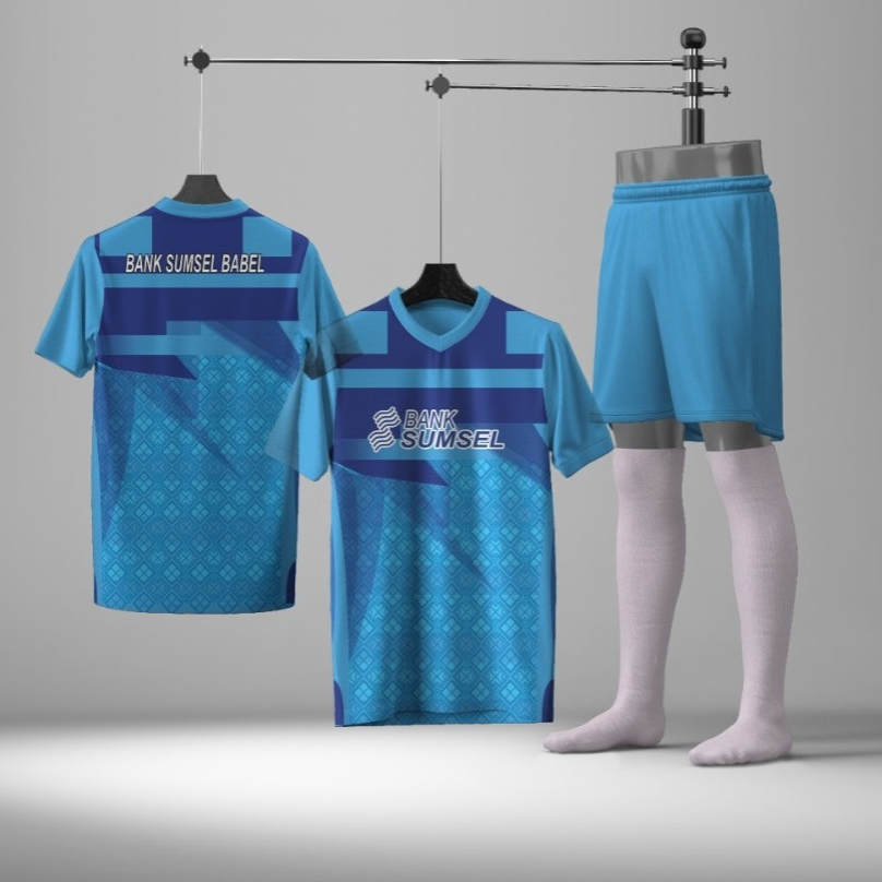 Jersey Futsal Kaos Voli Full Printing Satuan Cewek Cowok Desain Custom