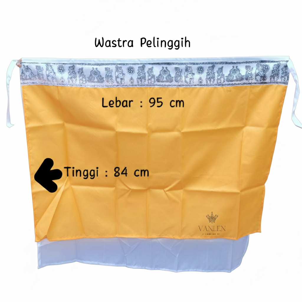 Wastra Pelinggih Sanggah Premium 95x84 cm Vanlen_id - Kain Penutup Pelinggih Bali