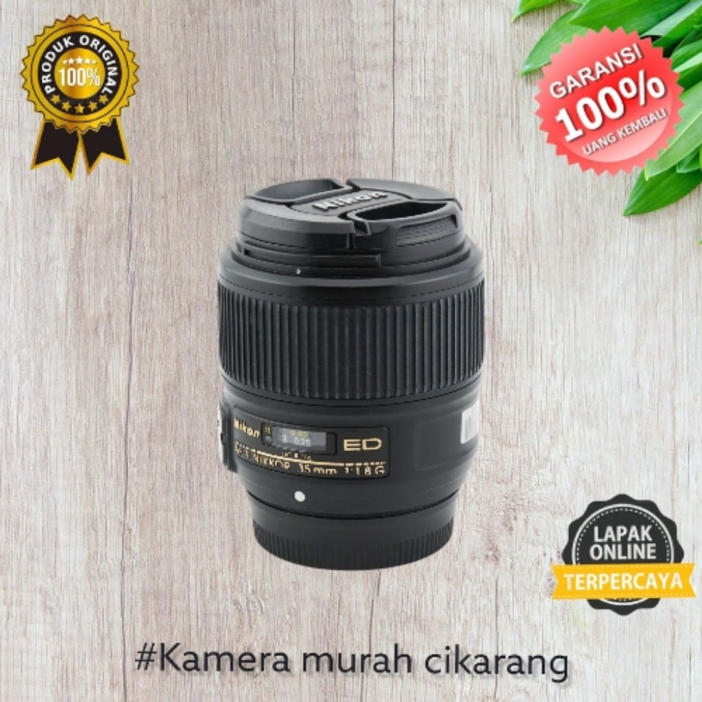 NIKON AFS 35MM F1.8 ED FOR FULLFRAME MURAH ORIGINAL BERKUALITAS