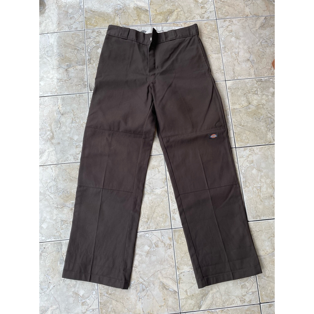 Dickies Loose Fit Double Knee Dark Brown 32x32