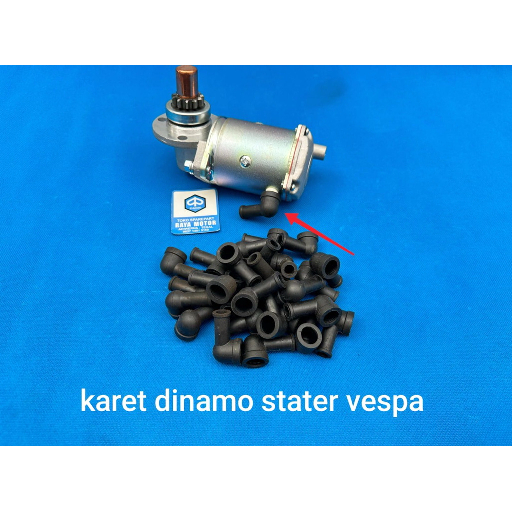 karet pelindung kabel dinamo stater vespa