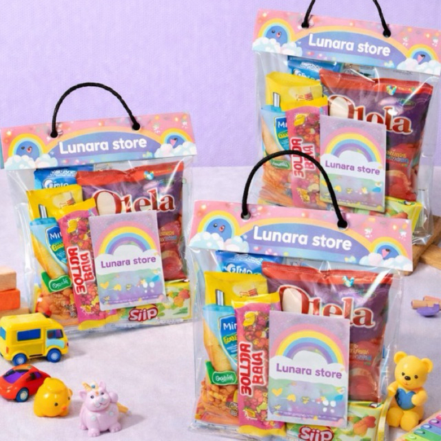 PLASTIK bingkisan Ulang Tahun design cewek 20x30