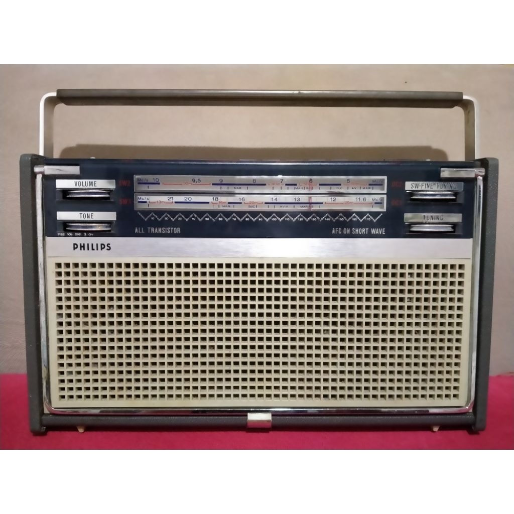 Radio jadul Philips All Transistor mulus Display only