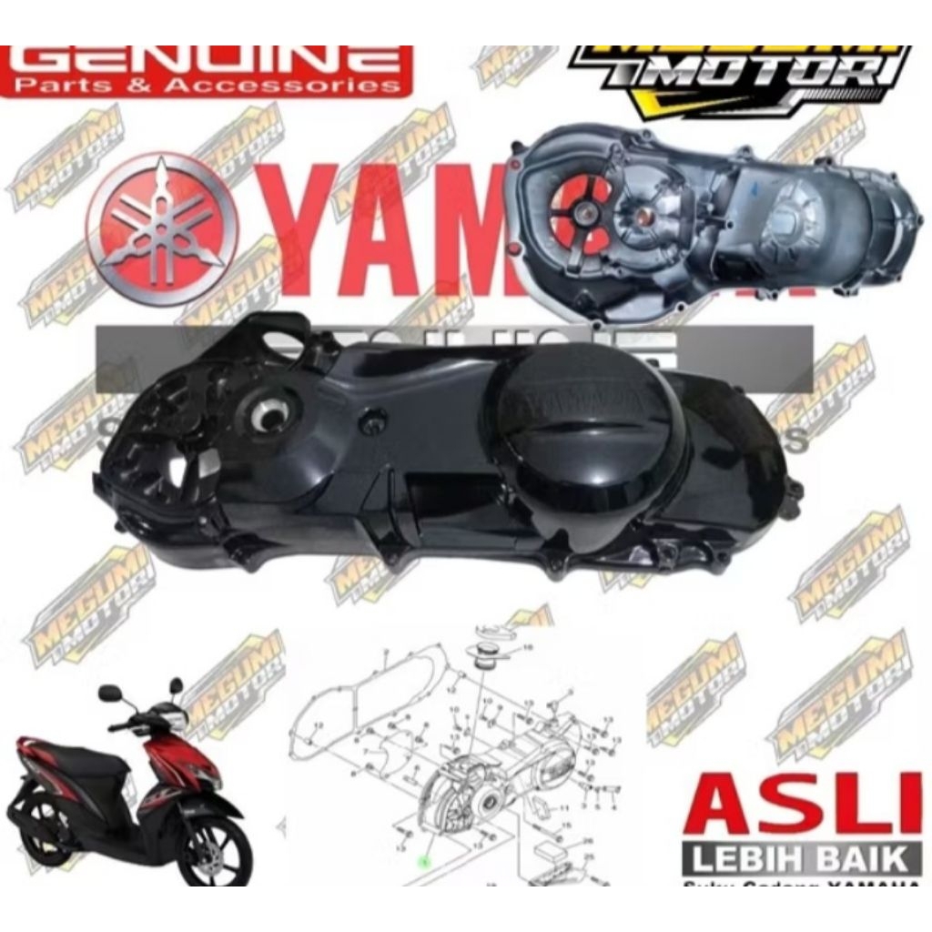COVER CVT MIO J MIO GT SOUL GT 115 FINO 115 X RIDE 115 ORIGINAL