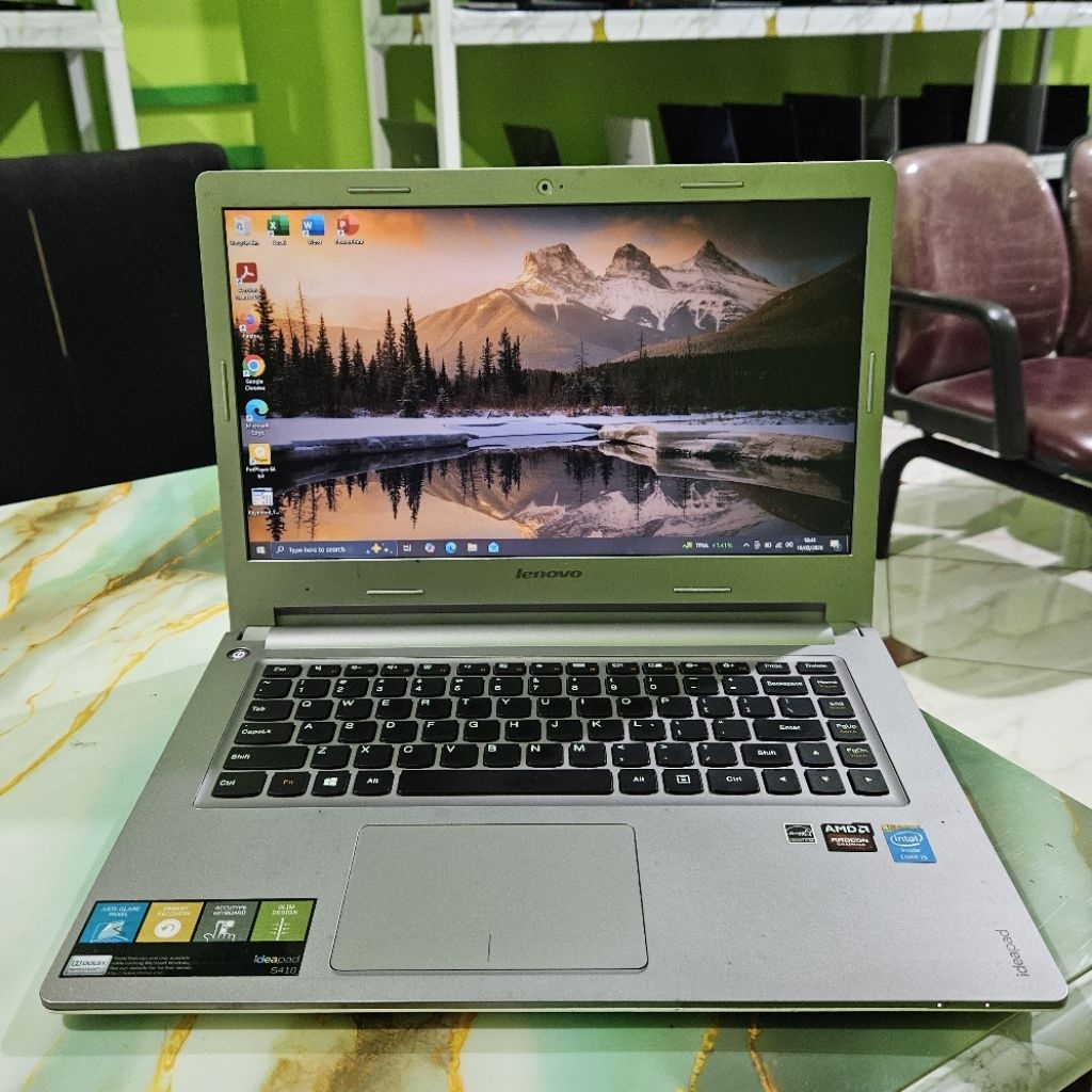 Laptop editing/Desain Grafis Lenovo Ideapad S410 - Core i5 - Dual Vga Amd- Ram 8gb