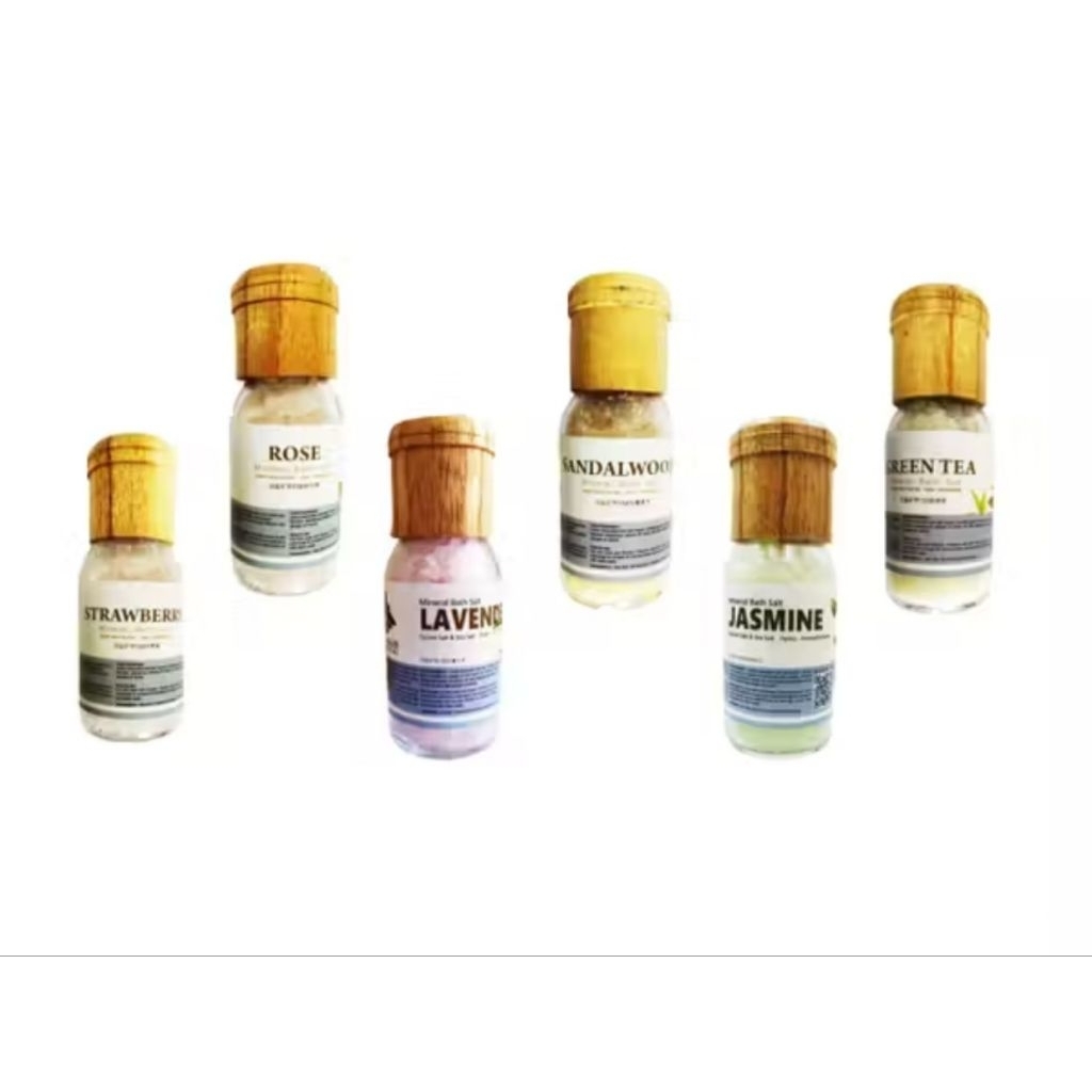 Bath salt garam mandi spa kaki dengan bunga asli natural 130 gr