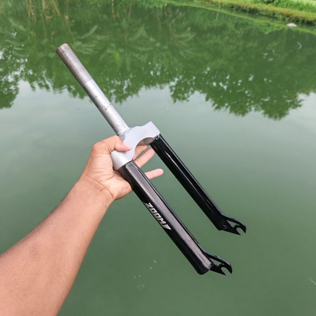 fork bmx zoom drat ulir custom steel