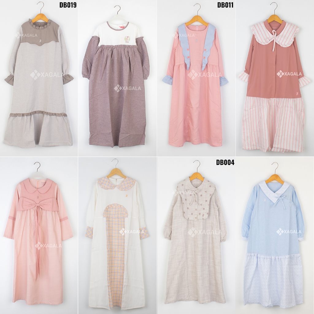 CRESSIDA KIDS GAMIS ANAK PEREMPUAN TERBARU BAJU MUSLIM ANAK