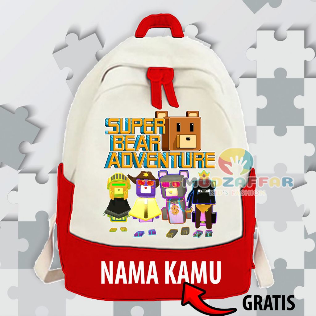TAS RANSEL ANAK KARAKTER SUPER BEAR ADVENTURE TAS RANSEL ANAK SUPER BEAR ADVENTURE KARAKTER