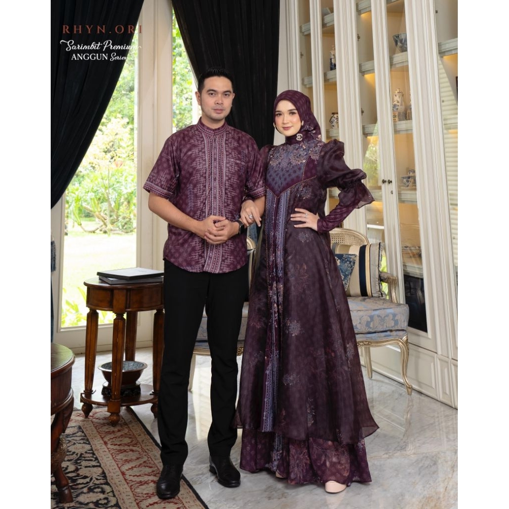 Juleashop Sarimbit Premium Anggun Series By Rhyn.Ori Sister Eldeena Syari Ibu Ayah Anak Elegan
