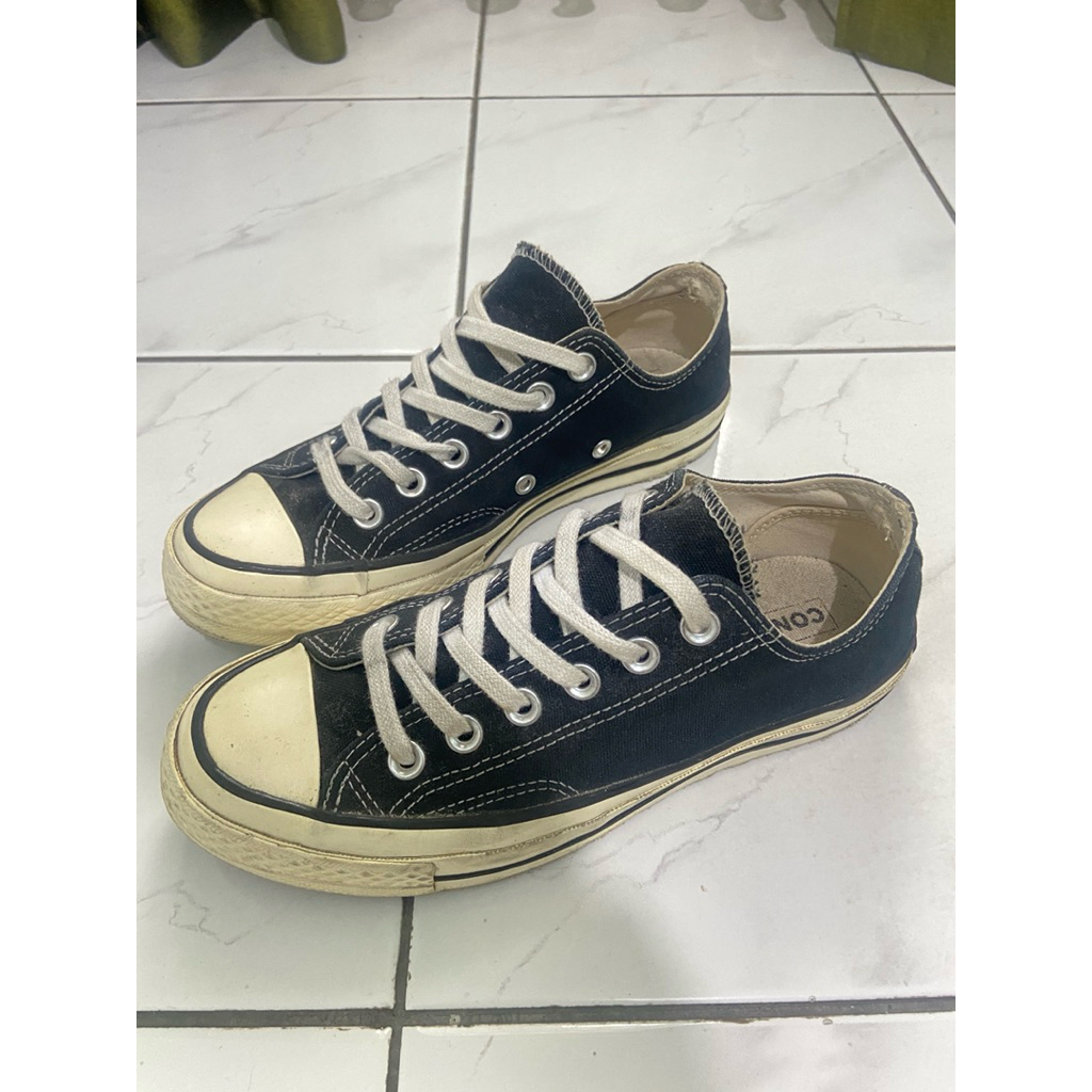 preloved sepatu converse chuck taylor 70s hitam 70’s high low preloved bekas good condition cdg