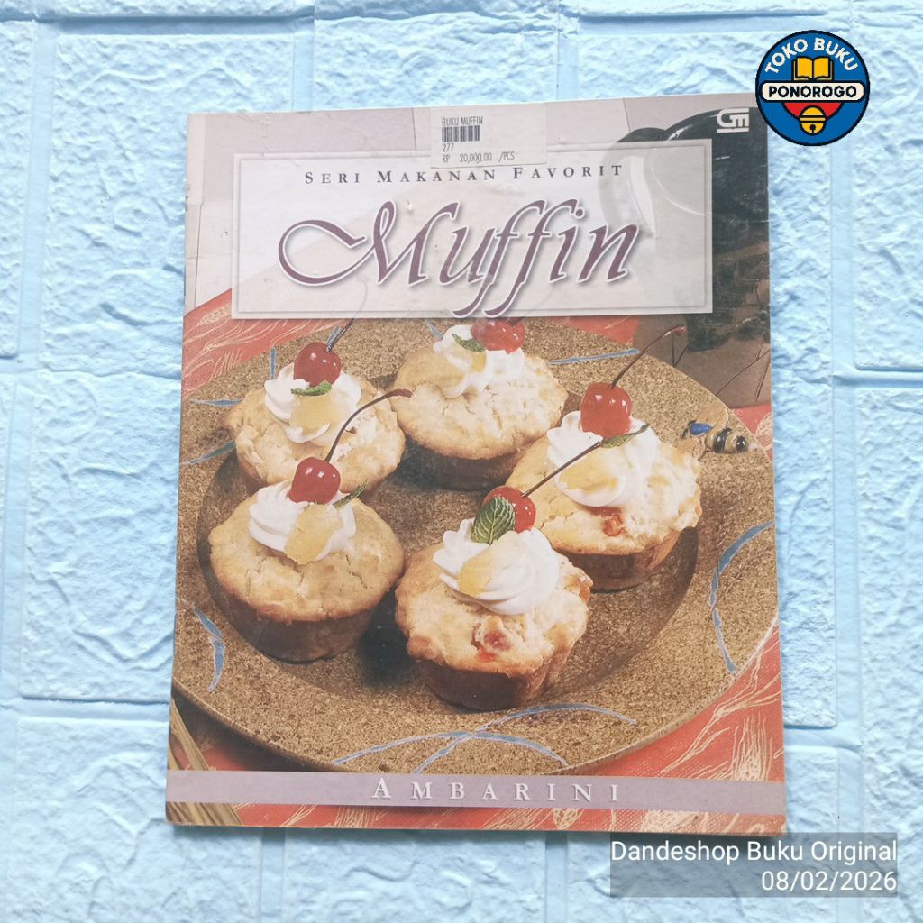 (BEKAS) Muffin - Seri Makanan Favorit Gramedia Buku Resep Masak  Preloved by Ambarini