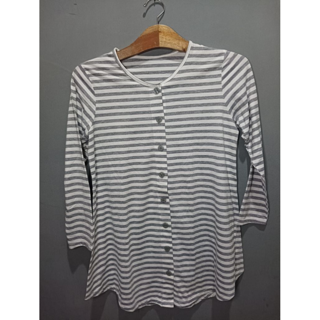 Atasan Wanita Lengan Panjang Bahan Kaos PL