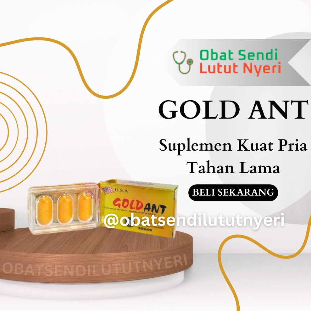 COD GOLD ANT ASLI ORIGINAL ISI 12 BUTIR MENAMBAH STAMINA PRIA OBAT HERBAL VITALITAS TAHAN LAMA KUAT