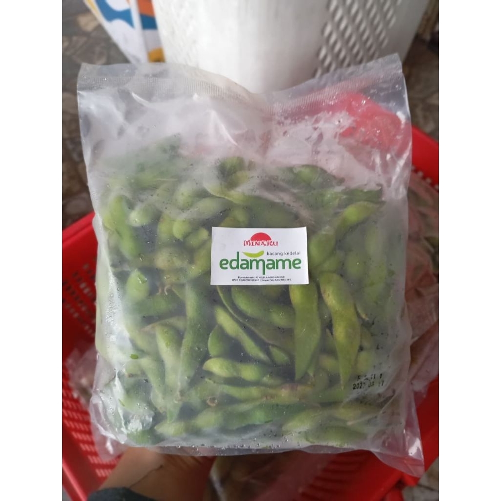 Kacang Edamame Minaku 500GR - Kedelai Jepang Rebus Frozen Snack Sehat