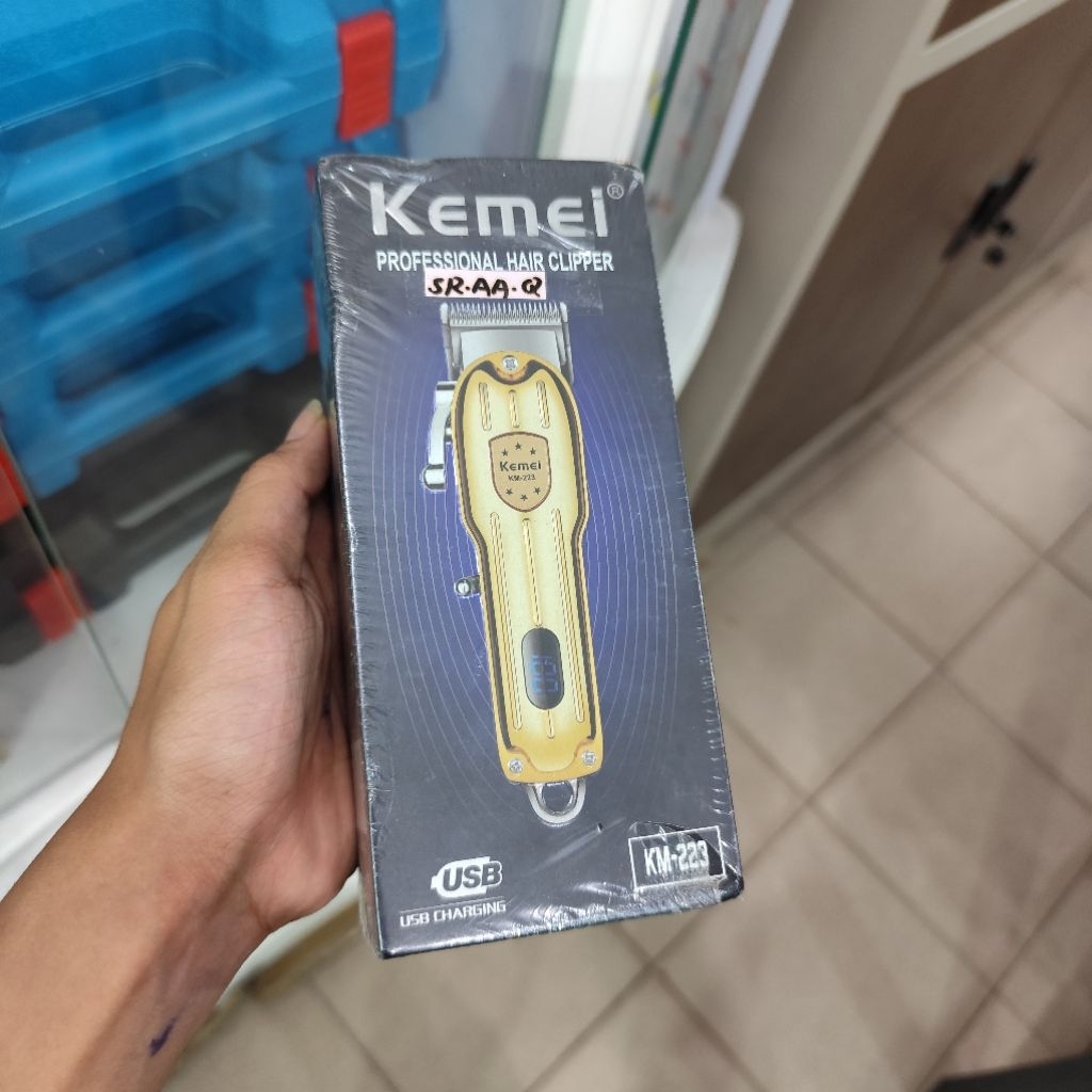 (BATAM) Alat Cukur Rambut / Alat Potong Rambut / Hair Clipper Kemei KM-223 Garansi
