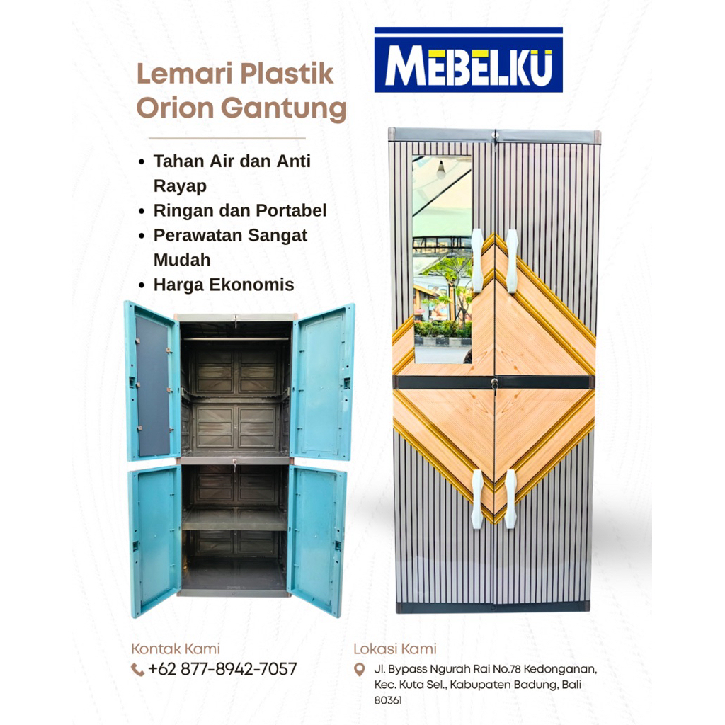 lemari plastik Gantung Jumbo