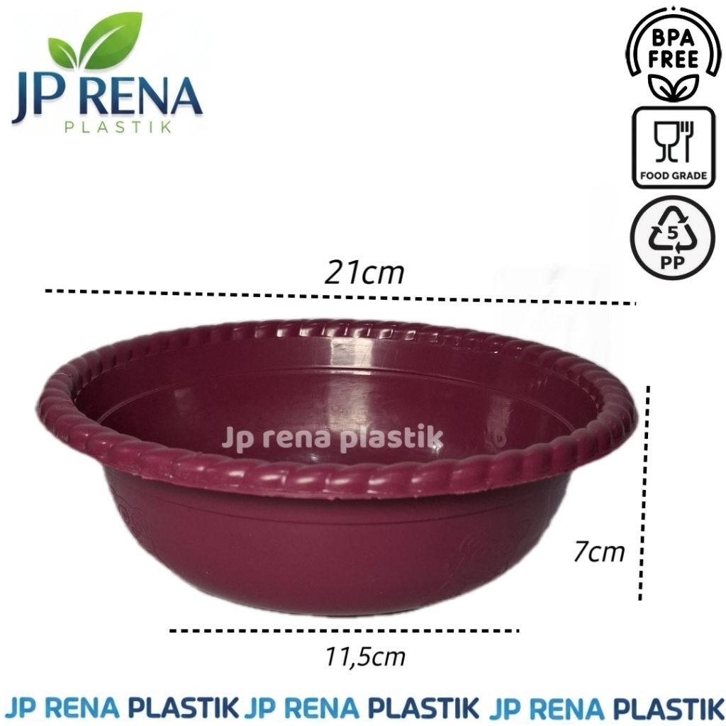 (48pcs)BASKOM PANDA 11,BASKOM NASI HAJATAN,TEMPAT LAUK,TEMPAT SAYUR,WADAH NASI BERKAT,BASKOM PLASTIK