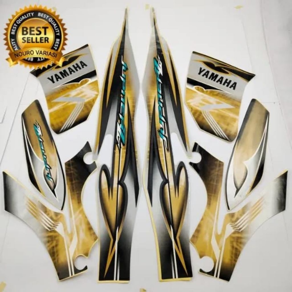 Striping stiker body motor Yamaha Jupiter Z 2009 stiker list bodi motor jupiter z tahun 2009