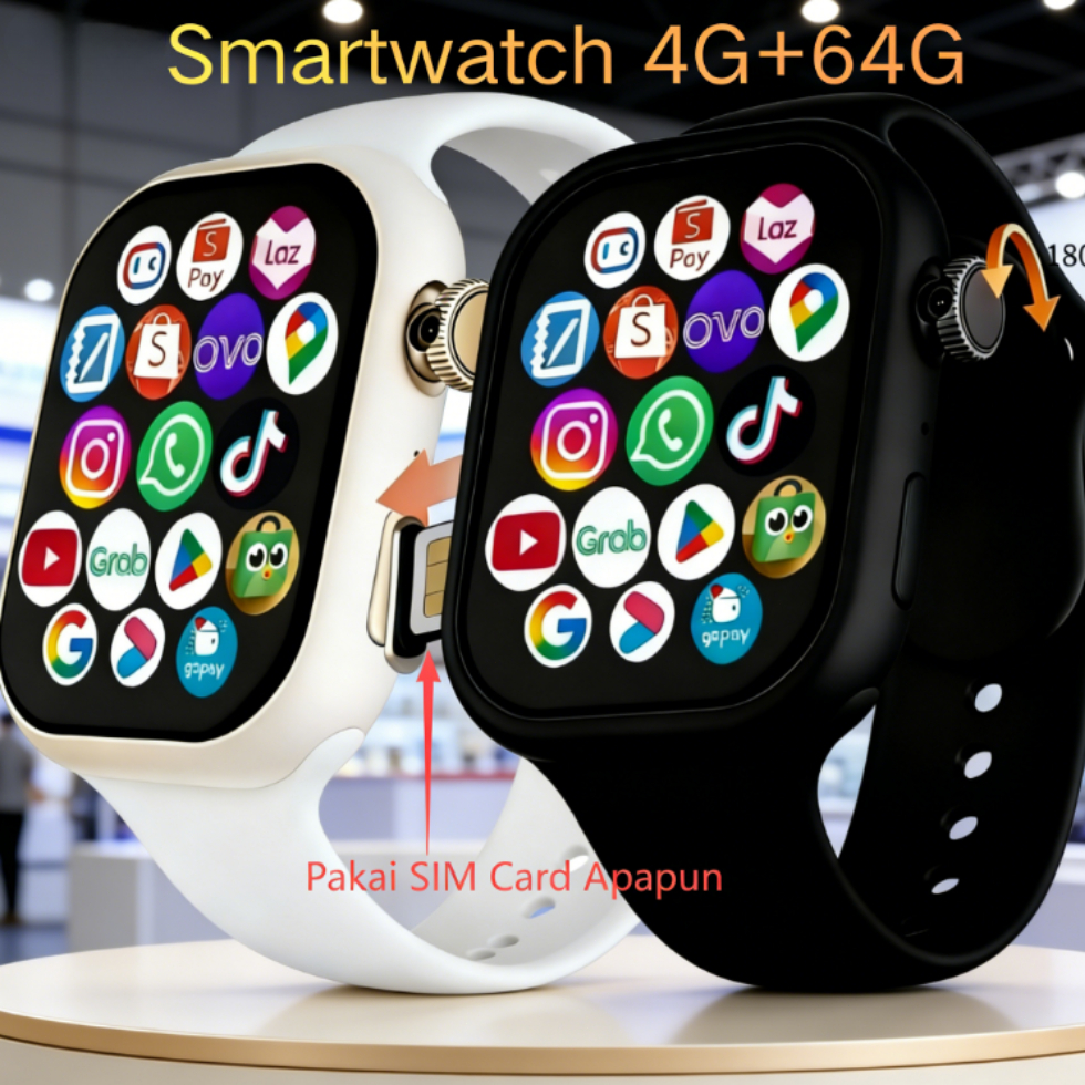 100%ORI+COD M16 4G Smartwatch NOT Just a Watch SIM Card WiFi TikTok WA All Games Nyaman dipakai oleh