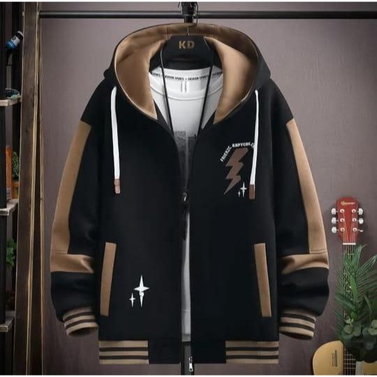 Sweater Jaket Hoodie Zipper Fring star Dewasa Pria Wanita Kain Fleece Nyaman Distro