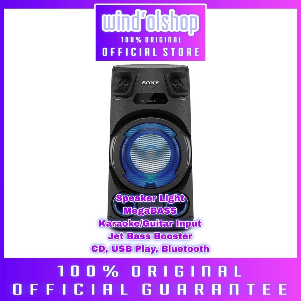 Sony MHC-V02 MHC-V13D Party Speaker Bluetooth Karaoke MHCV02 Jet Bass Booster