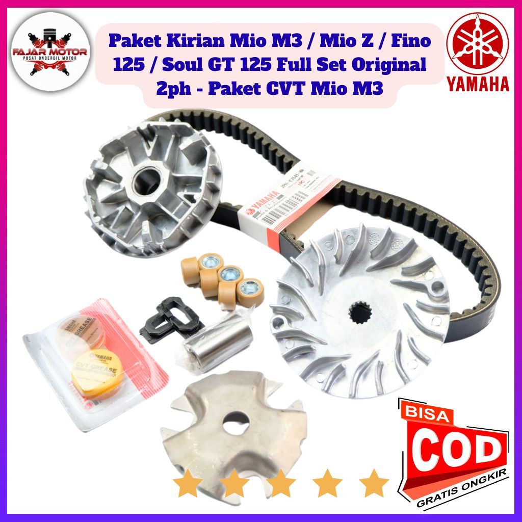 Paket Kirian Mio M3 / Mio Z / Fino 125 / Soul GT 125 Full Set Original 2ph - Paket CVT Mio M3