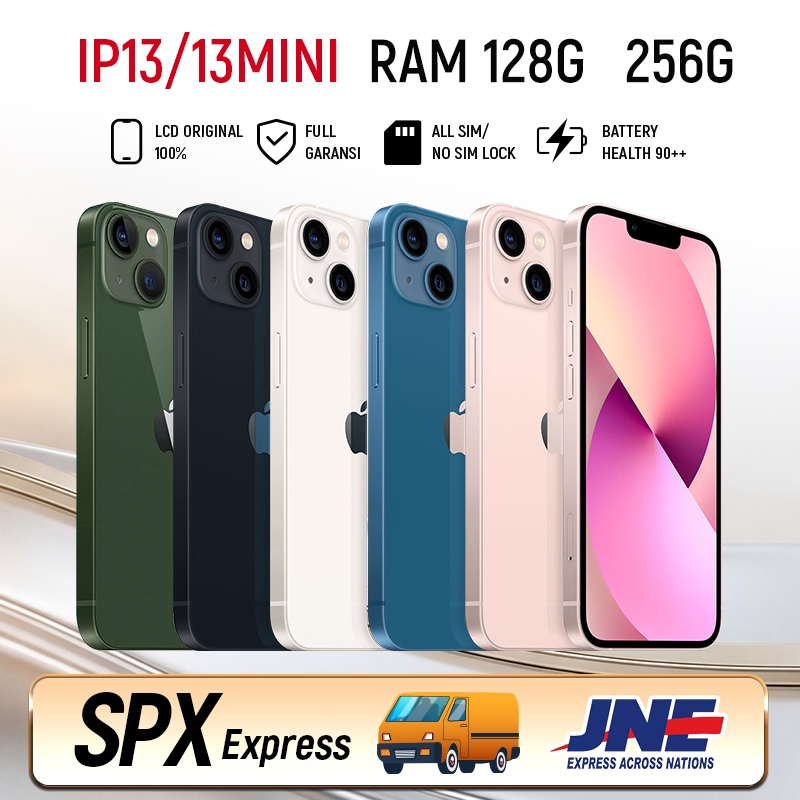 iPHONE 13 128GB /256GB Second BEKAS ORIGINAL 100% Seken Apple | MULUS i iPhone 13Mini NORMAL FULLSET