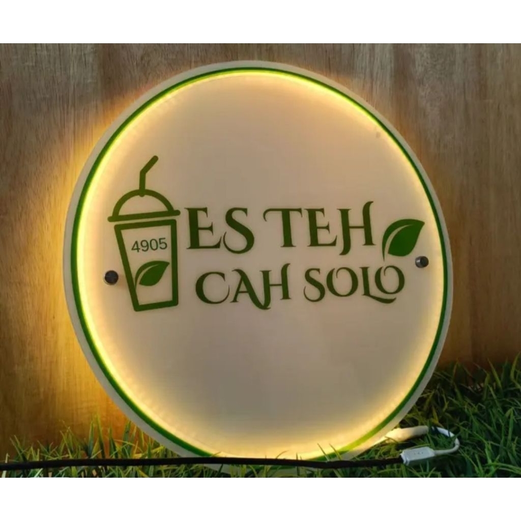 NEON BOX SLIM AKRILIK 1SISI TERBARU