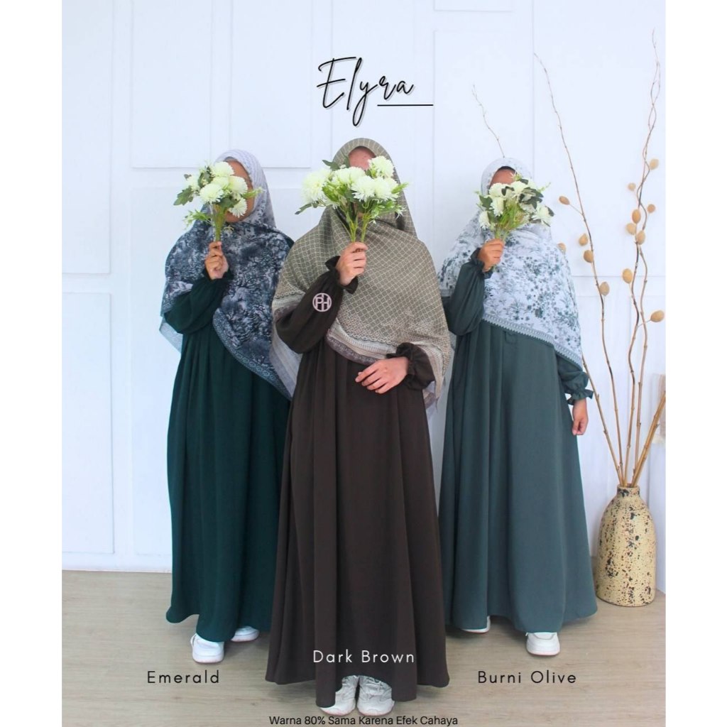 Pelangi Hijab Gamis Elyra Dress ( hanya gamis )