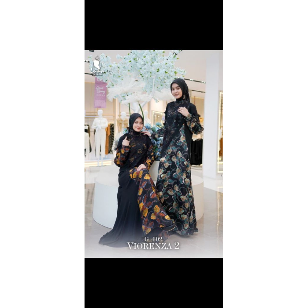 Gamis Premium VIORENZA 2 by Luna Hijab Indonesia