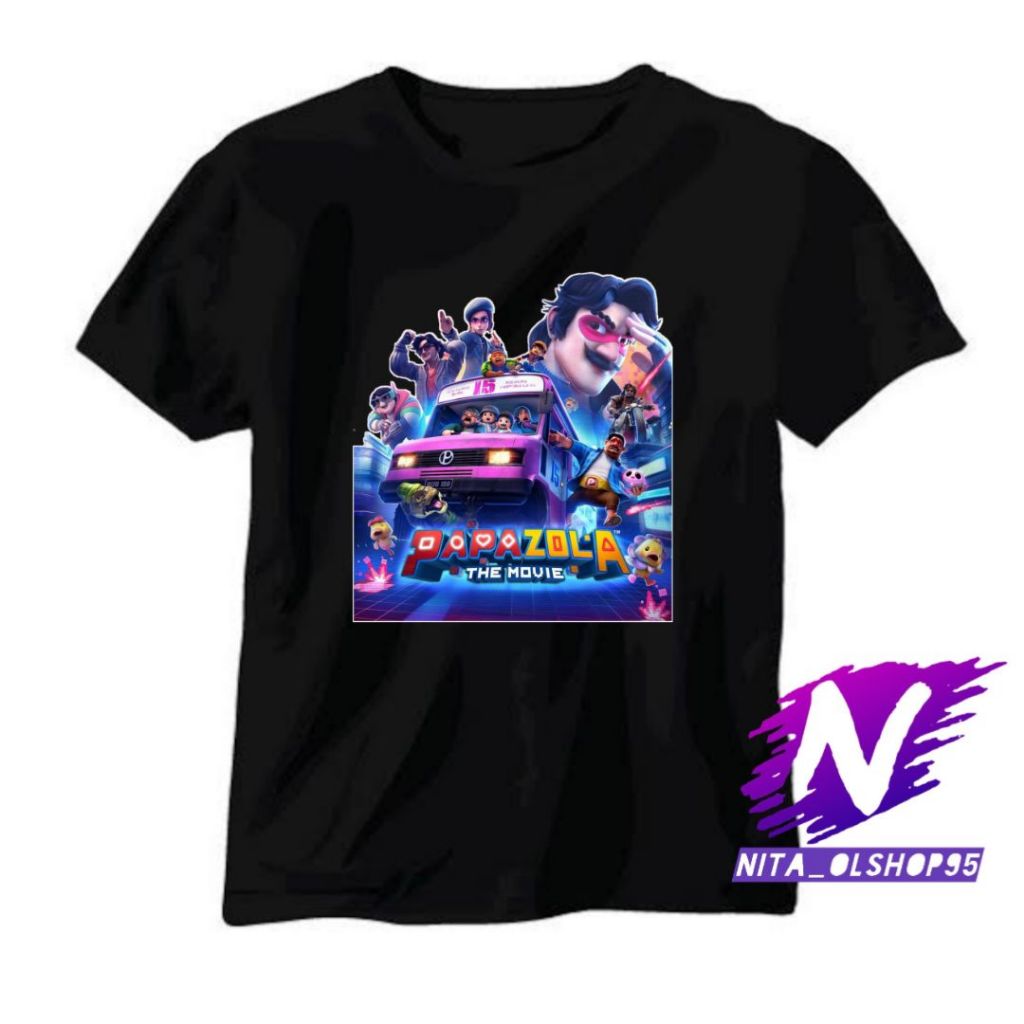 BAJU PAPA ZOLA KAOS ANAK MOVIE PAPA PIPI ZOLA