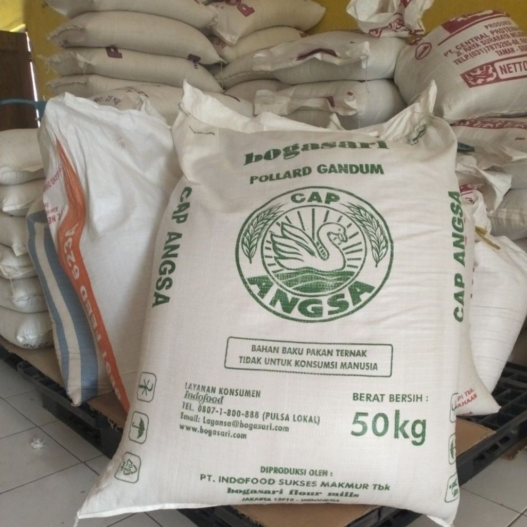 Polar gandum Bogasari Cap Angsa Untuk Pakan Ternak