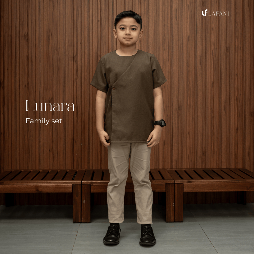 LAFANI - Kemeja Anak Lunara Family Set - Sarimbit Keluarga Terbaru 2026