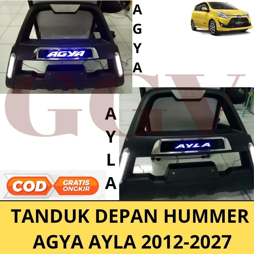 Tanduk Depan Bumper Depan Agya Ayla 2013 2016 2020 2021 2025 2026 2027 Hummer
