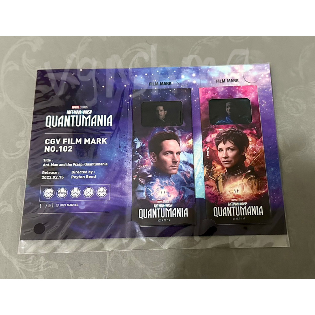 (ORIGINAL, READY STOCK) Marvel Ant-Man and The Wasp: Quantumania CGV Film Mark No 102
