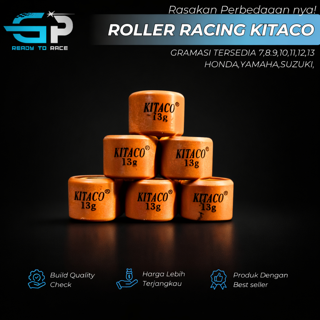 ROLLER RACING KITACO 8 9 10 11 12 13 GRAMASI ROLER ROLLER RACING VARIO 125 150 PCX 150 160  ADV 160