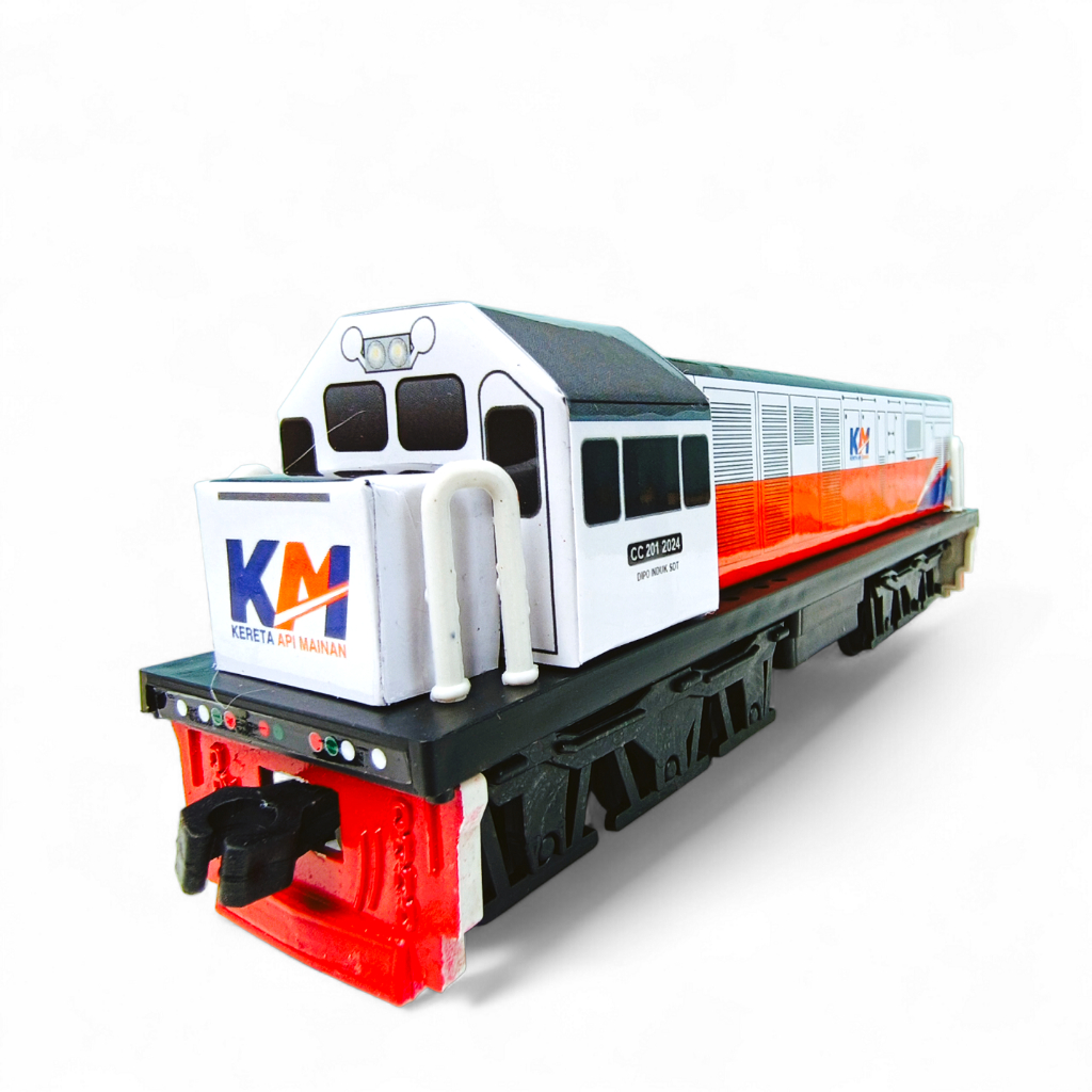 Mainan Miniatur Kereta Api Lokomotif CC201