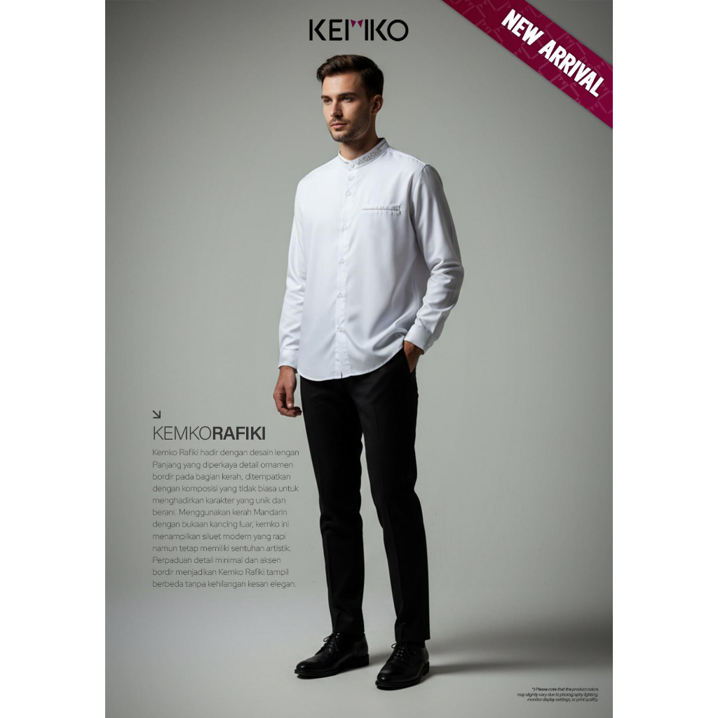 Kemko Rafiki | Kemeja Koko Rafiki | Koko Dewasa| Baju Koko Dewasa Terbaru | Baju koko  rabbani origi