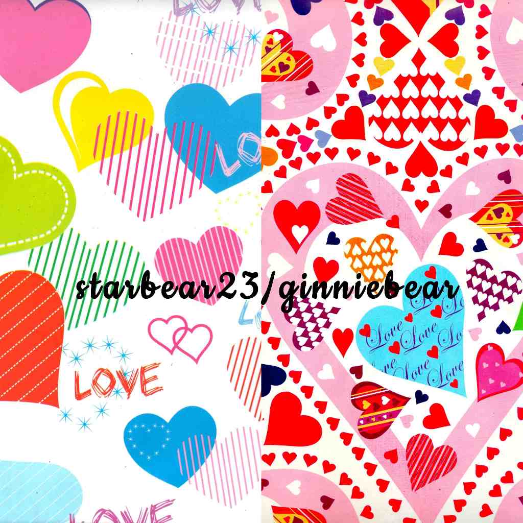 Kertas Kado Glossy Motif Love