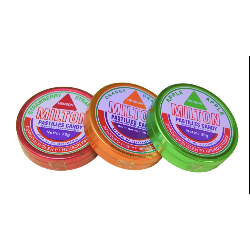 Permen MILTON Pastilles Kaleng 30 Gram