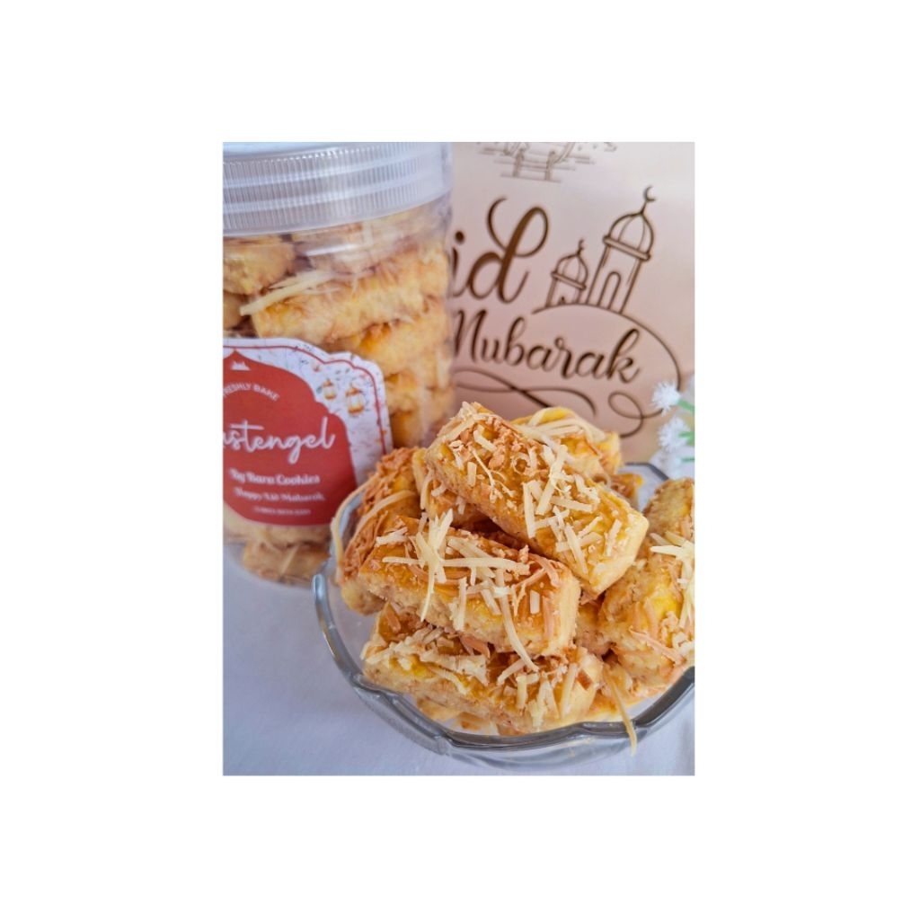 Kue Kering Lebaran Kastengel Keju Cheddar mix Edam