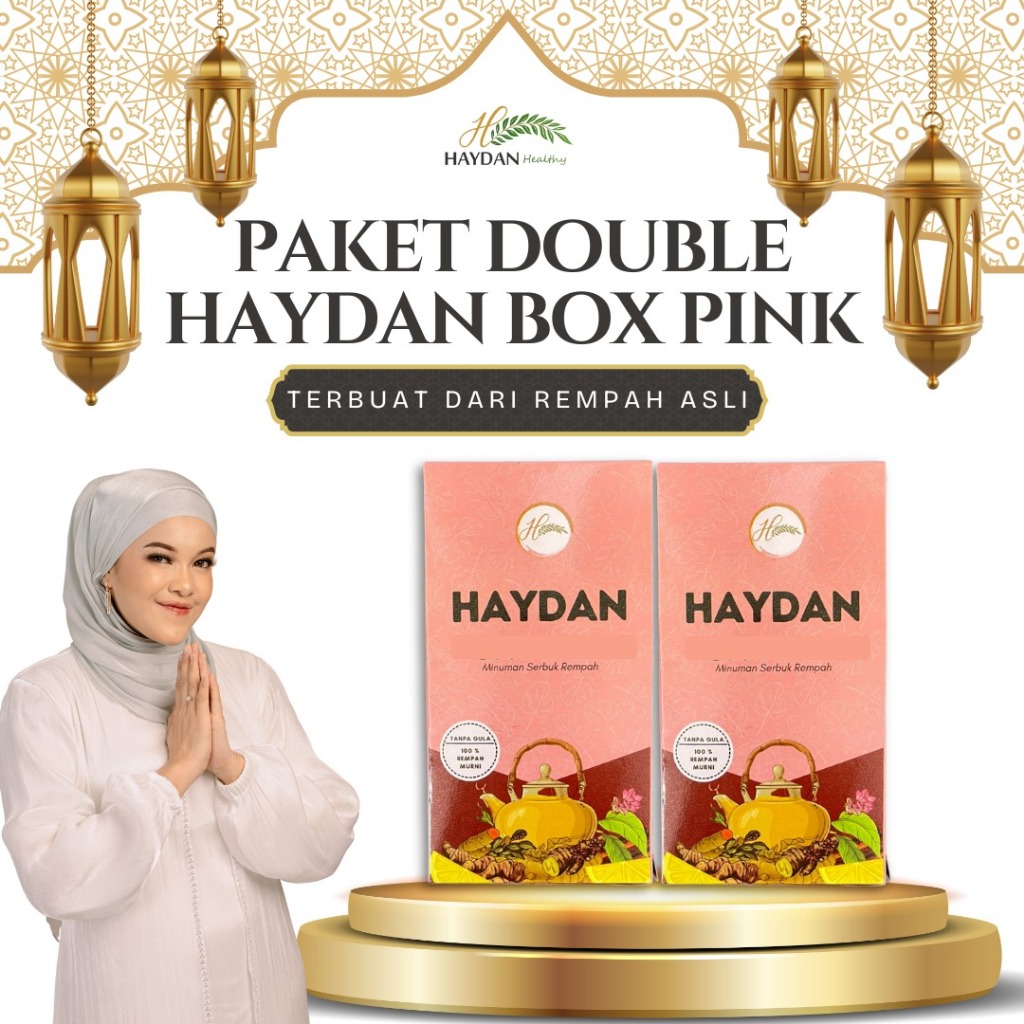 HAYDAN - PAKET DOUBLE SEHAT RAHIM I TEH REMPAH I HAID I DETOX I PROMIL I JSR