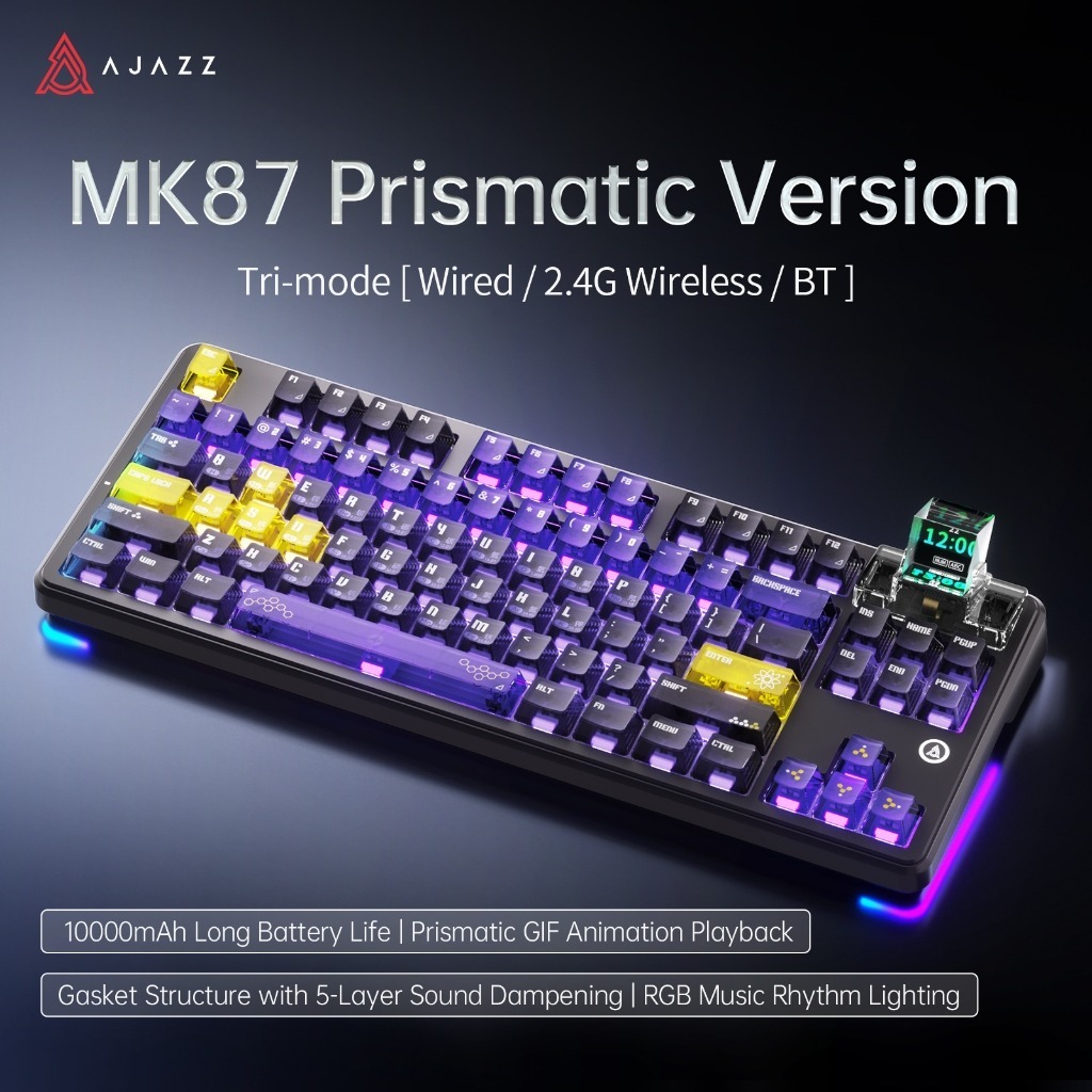 Ajazz MK87 Wireless Mechanical Gaming Keyboard